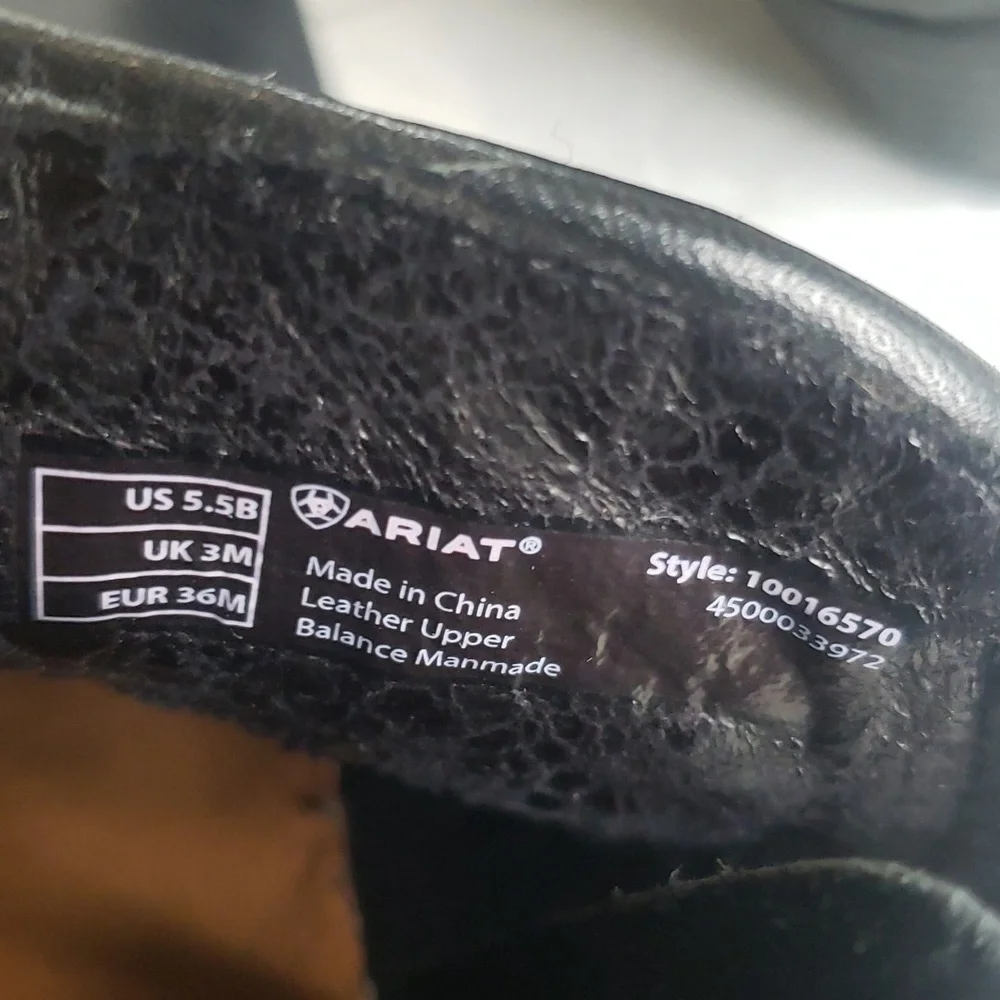 Ariat excellent no